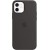  Чохол для iPhone 12/12 Pro Silicone Case OEM with MagSafe /black/