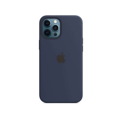  Чохол для iPhone 12/12 Pro Silicone Case OEM with MagSafe /deep navy/
