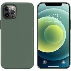  Чохол для iPhone 12/12pro Silicone Case Full /forest green/