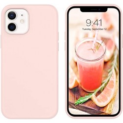  Чохол для iPhone 12/12pro Silicone Case Full /grapefruit/