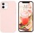  Чохол для iPhone 12/12pro Silicone Case Full /grapefruit/