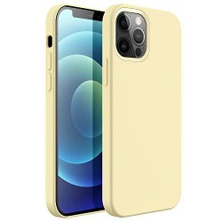  Чохол для iPhone 12/12pro Silicone Case Full /mellow yellow/