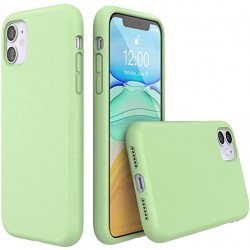  Чохол для iPhone 12/12pro Silicone Case Full /mint gum/