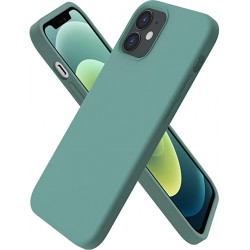  Чохол для iPhone 12/12pro Silicone Case Full /pine green/