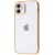  Чохол для iPhone 12 /5,4''/ Baseus Shining Case /gold/