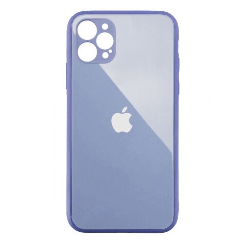  Чохол для iPhone 12 /5,4''/ Glass Pastel Full Camera /lavender grey/
