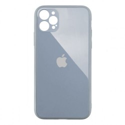  Чохол для iPhone 12 /5,4''/ Glass Pastel Full Camera /mist blue/