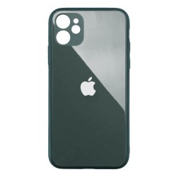  Чохол для iPhone 12 /5,4''/ Glass Pastel Full Camera /pine green/