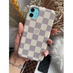 Чохол для iPhone 12 Mini /5,4''/ Louis Vuitton Canvas /cream/