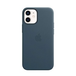  Чохол для iPhone 12 Mini Leather Case OEM with MagSafe /baltic blue/