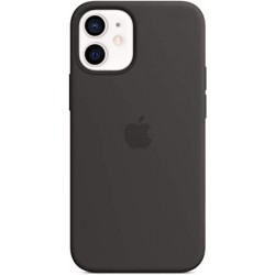 Чохол для iPhone 12 Mini Leather Case OEM with MagSafe /black/