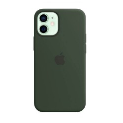  Чохол для iPhone 12 Mini Leather Case OEM with MagSafe /forest green/