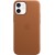  Чохол для iPhone 12 Mini Leather Case OEM with MagSafe /saddle brown/