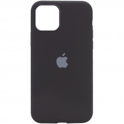 Чохол для iPhone 12 mini Silicone Case Full /black/