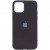 Чохол для iPhone 12 mini Silicone Case Full /black/
