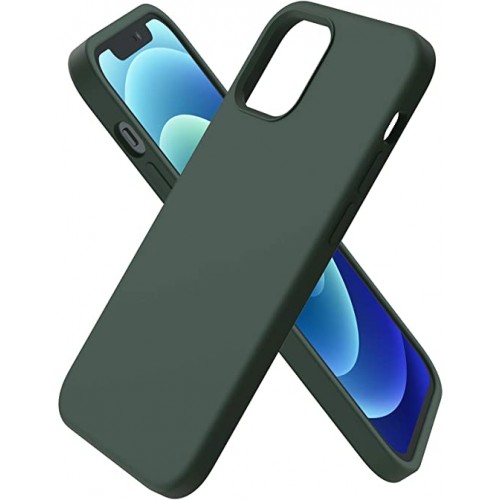 Чохол для iPhone 12 mini Silicone Case Full /cyprus green/