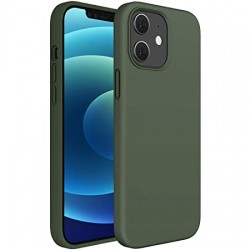 Чохол для iPhone 12 mini Silicone Case Full /dark olive/