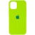 Чохол для iPhone 12 mini Silicone Case Full /juicy green/