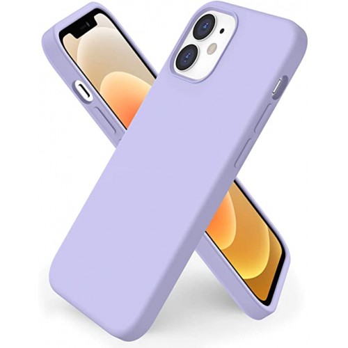 Чохол для iPhone 12 mini Silicone Case Full /lavender/