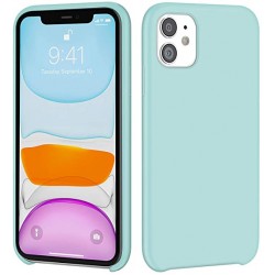 Чохол для iPhone 12 mini Silicone Case Full /mint gum/
