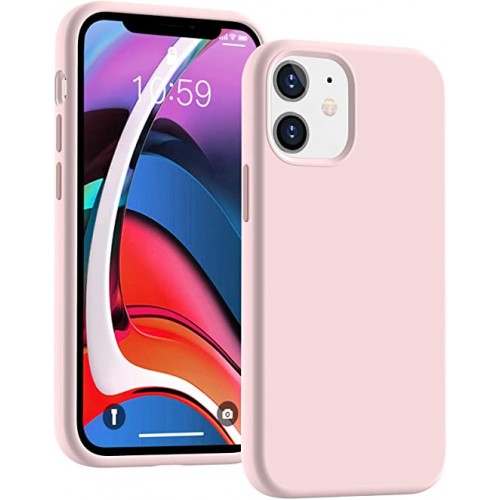 Чохол для iPhone 12 mini Silicone Case Full /pink/