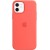Чохол для iPhone 12 mini Silicone Case Full /pink citrus/