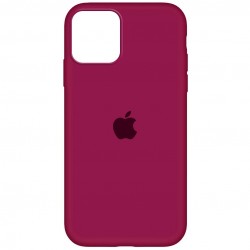 Чохол для iPhone 12 mini Silicone Case Full /rose red/