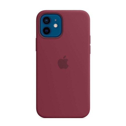  Чохол для iPhone 12 Mini Silicone Case OEM /plum/