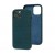  Чохол для iPhone 12 Pro /6,1''/ Leather crocodile case /green/