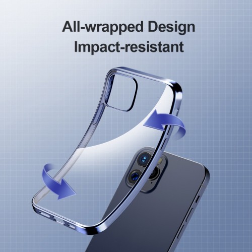  Чохол для iPhone 12 Pro /6,1''/ Rock Electroplating Series /blue/
