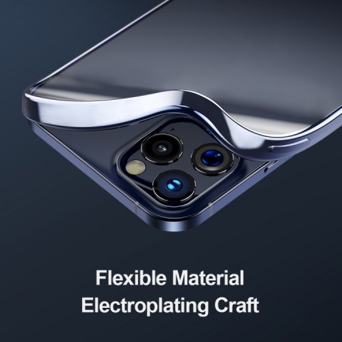  Чохол для iPhone 12 Pro /6,1''/ Rock Electroplating Series /silver/