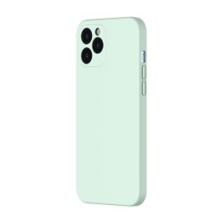 Чохол для iPhone 12 Pro Max /6,7''/ Baseus Liquid Silica Gel /mint green/