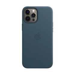  Чохол для iPhone 12 Pro Max Leather Case OEM with MagSafe /baltic blue/