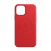  Чохол для iPhone 12 Pro Max Leather Case OEM with MagSafe /product red/