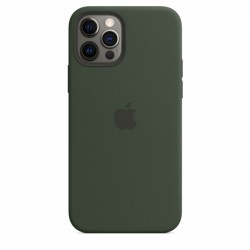  Чохол для iPhone 12 Pro Max Silicone Case OEM /cyprus green/