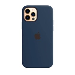  Чохол для iPhone 12 Pro Max Silicone Case OEM with MagSafe /deep navy/