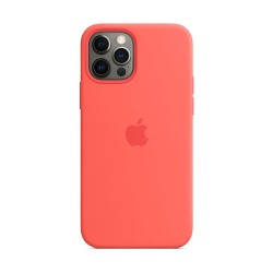  Чохол для iPhone 12 Pro Max Silicone Case OEM with MagSafe /pink citrus/