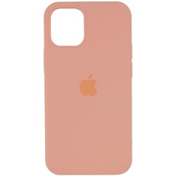  Чохол для iPhone 12pro max Silicone Case Full /grapefruit/