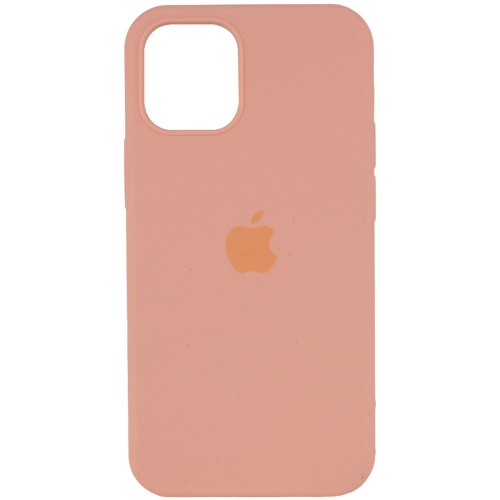  Чохол для iPhone 12pro max Silicone Case Full /grapefruit/