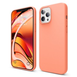  Чохол для iPhone 12pro max Silicone Case Full /orange/