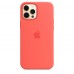  Чохол для iPhone 12pro max Silicone Case Full /pink citrus/