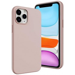  Чохол для iPhone 12pro max Silicone Case Full /pink sand/