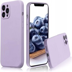  Чохол для iPhone 12pro max Silicone Case Full /purple/