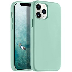  Чохол для iPhone 12pro max Silicone Case Full /sea blue/