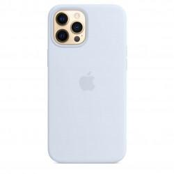  Чохол для iPhone 12pro max Silicone Case Full /sky blue/