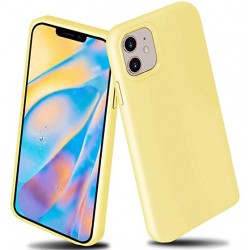  Чохол для iPhone 12pro max Silicone Case Full /yellow/