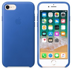  Чохол для iPhone 7/8 Leather Case OEM /electric blue/