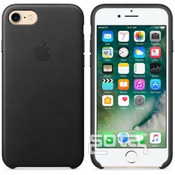  Чохол для iPhone 7 Leather Case copy /black/