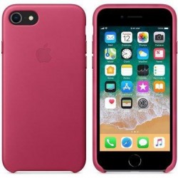  Чохол для iPhone 7 Leather Case copy /pink fuchsia/