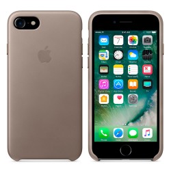  Чохол для iPhone 7 Leather Case copy /taupe/